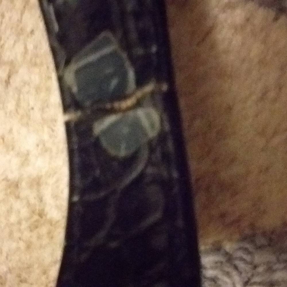 🗽Black croc baguette clutch - Picture 4 of 4
